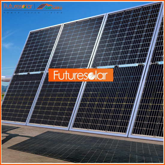 futuresolar 500w plus grands panneaux solaires bifaciaux double face 525w-550w 