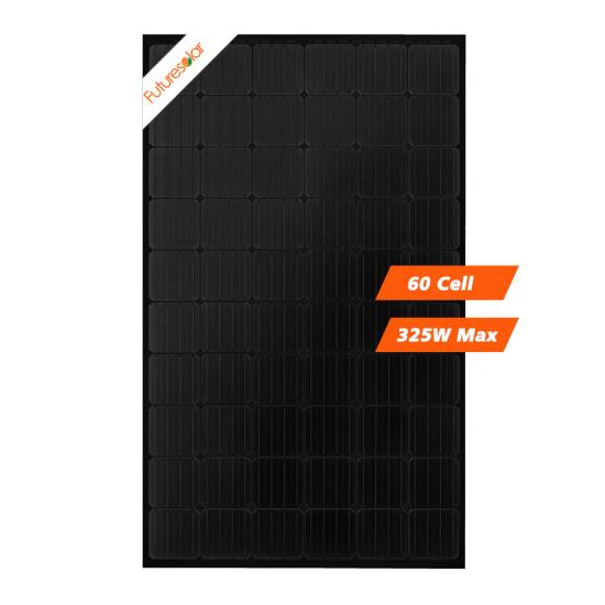 Futuresolar noir des panneaux solaires de la moitié des cellules 400-450w monocristallin panneau solaire 