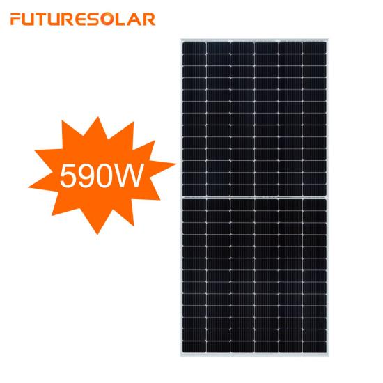 futurolar 156 cellules 570-590w panneau solaire perc monofical hafl-cell 
